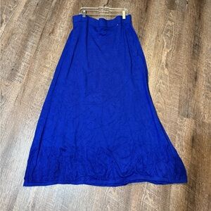 Milano Royal Blue Maxi Skirt